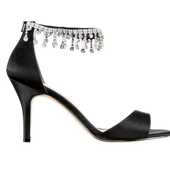 Nina Vera Rhinestone Evening Sandals Womens   (size 7.5)) - Picture 1 of 6